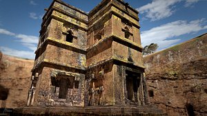 3d saint george church ethiopia model