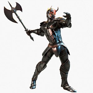 3D Warrior Heavy Dark Knight model