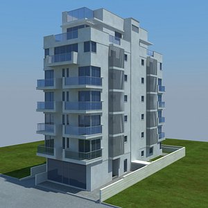 3d buildings 9 model