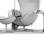 Egg lounge chair leather