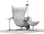Egg lounge chair leather
