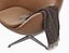 Egg lounge chair leather