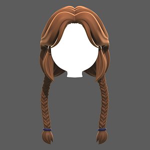3D Base Hair for girl V72 model