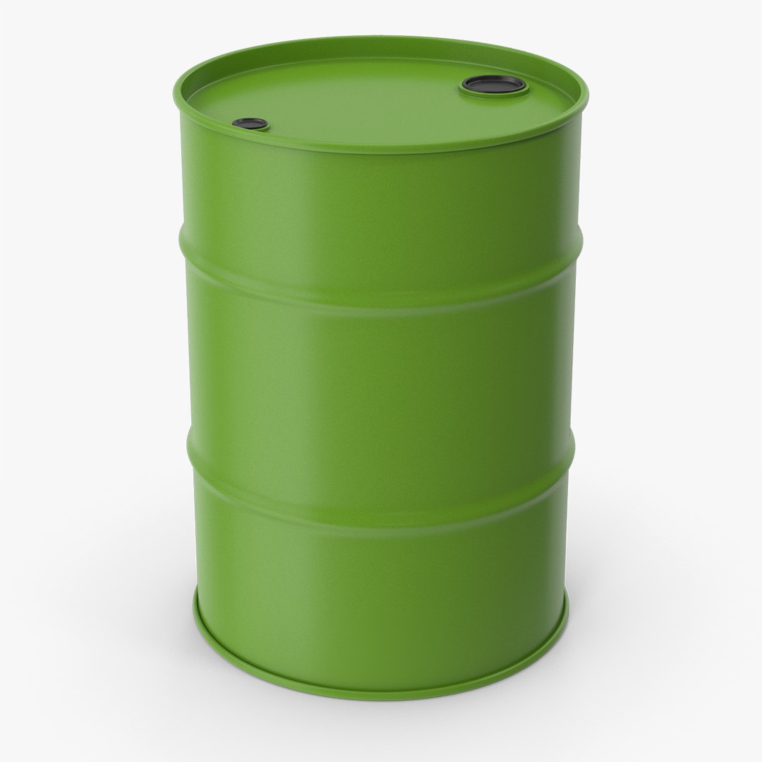 3D model Green Barrel TurboSquid 2063342