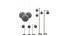 Collection of floor lamps Geneva
