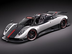3d pagani zonda cinque r