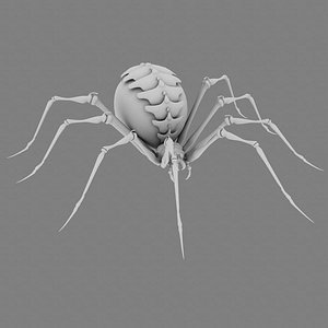 spider 3d obj