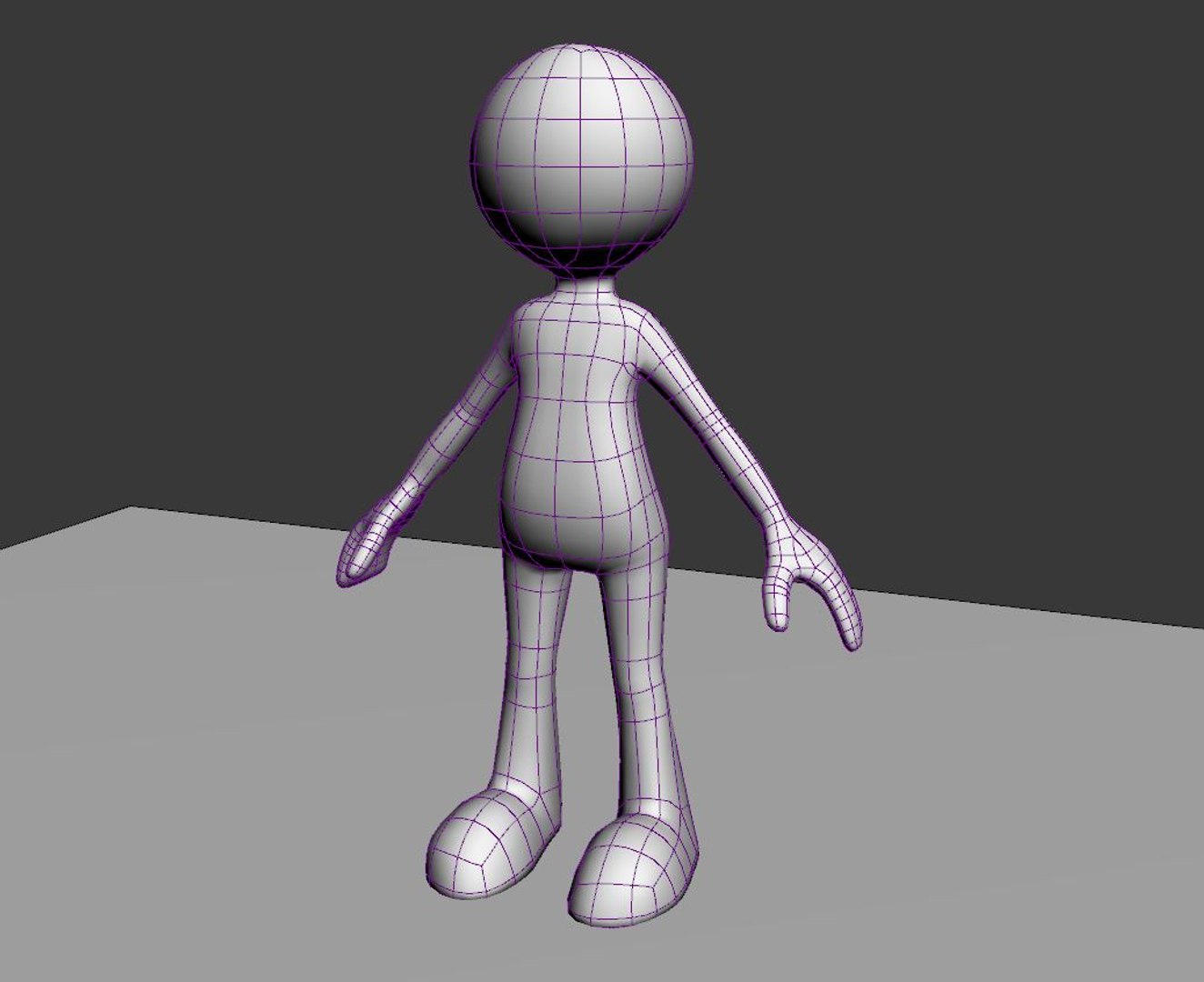 Character Rigged Version Biped 3d Model