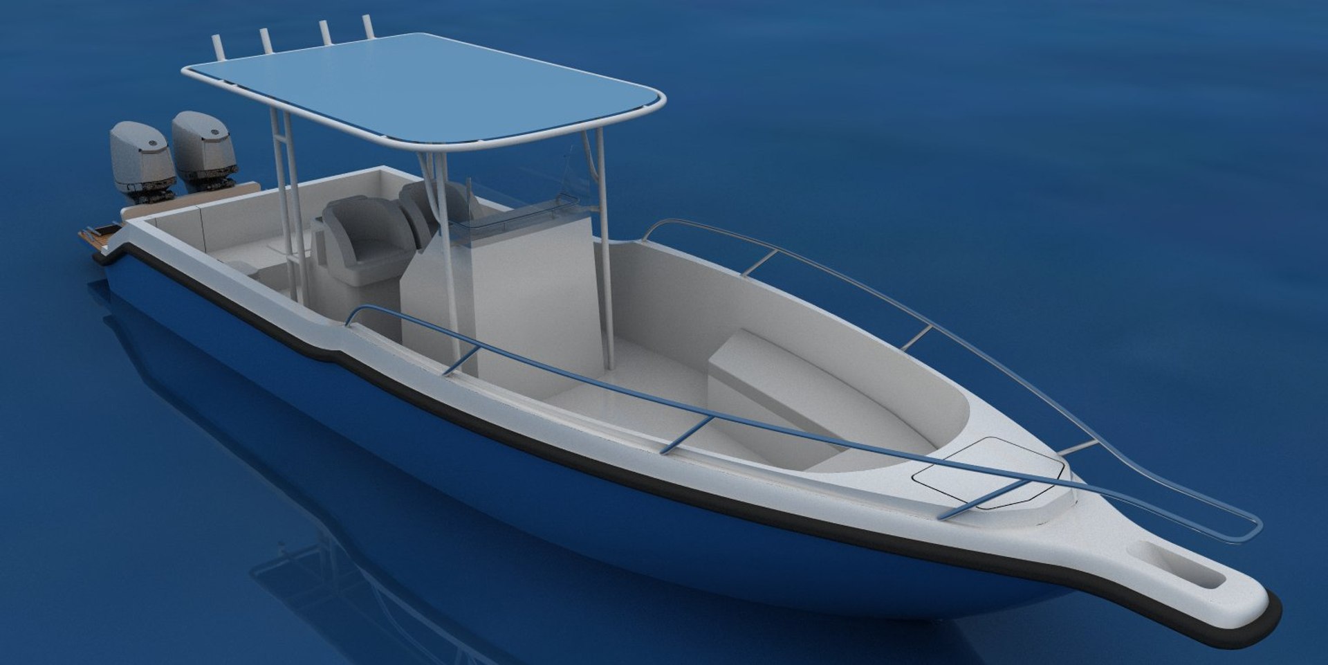 Speed Boat 35ft 3d 3ds