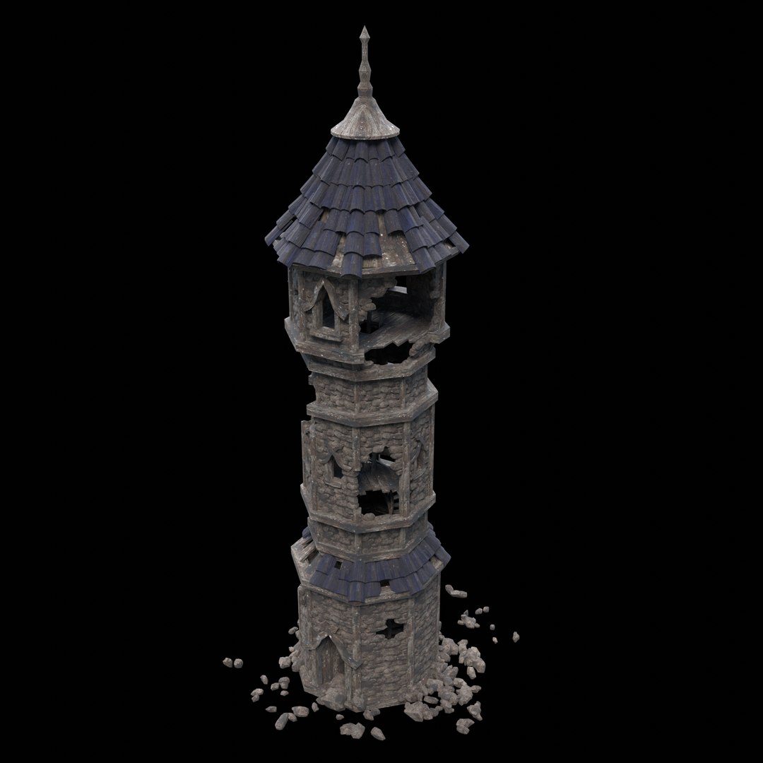 RUINED MAGE WIZARD TOWER ANCIENT MAGIC TURRET CASTLE RUINS AAA 3D model https://p.turbosquid.com/ts-thumb/Aa/WGue9l/BX/z009/png/1692813903/1920x1080/fit_q87/bb3c81b319d576243b9665040719ef45207f31b0/z009.jpg