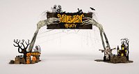 Halloween Skull door head Beauty Chen show Photo area Halloween DP Mall Beauty Chen Pumpkin Grimace