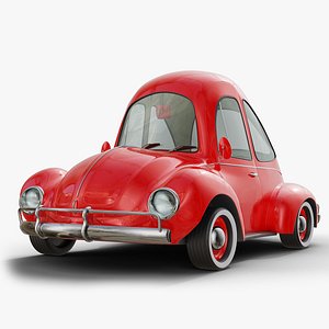 3D STYLIZED CARTOON CAR