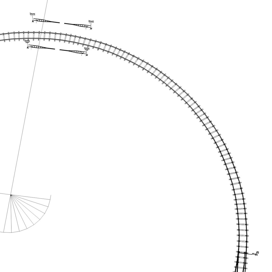 Railroad Track 3d 3ds