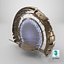 3D Circle Portal Gate model