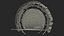 3D Circle Portal Gate model