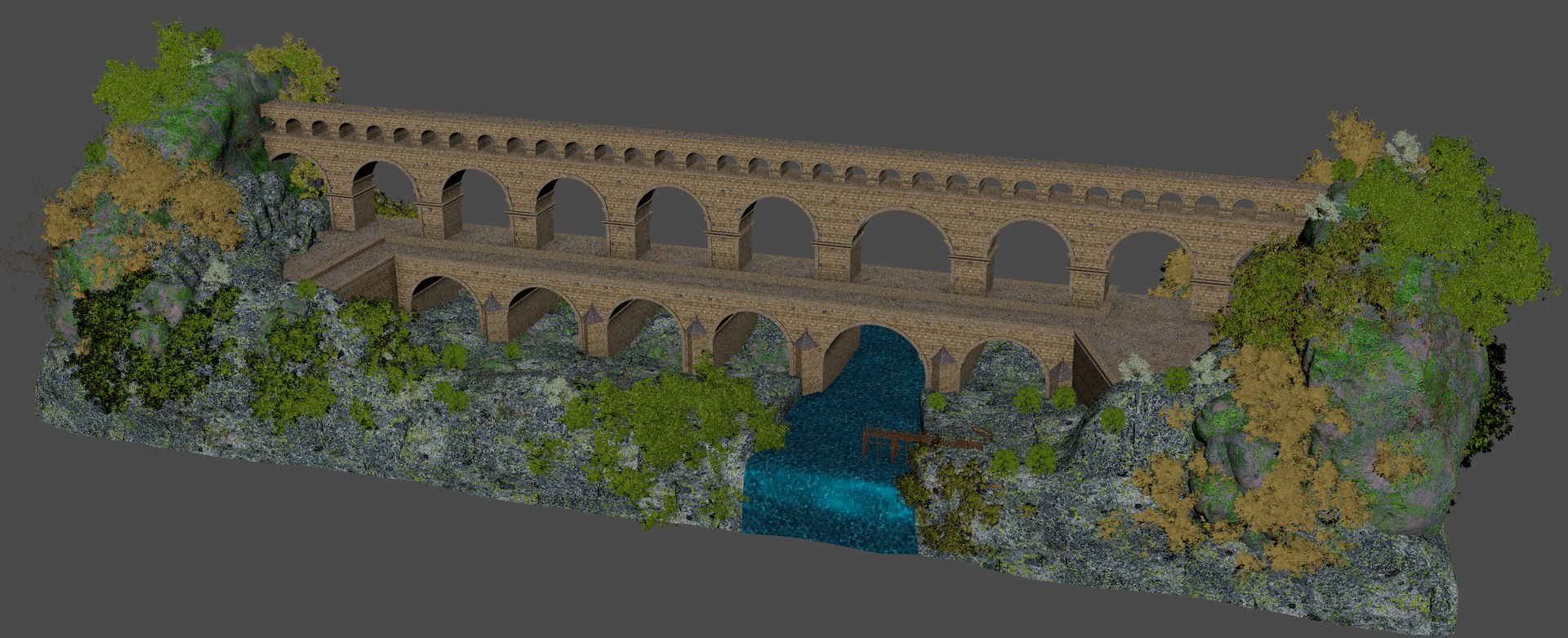 Pont du Gard 3D https://p.turbosquid.com/ts-thumb/Aa/hSMtRn/5C/pont9/jpg/1757705006/1920x1080/fit_q87/b373a6839a367f38b365bc4757458960f24813f3/pont9.jpg