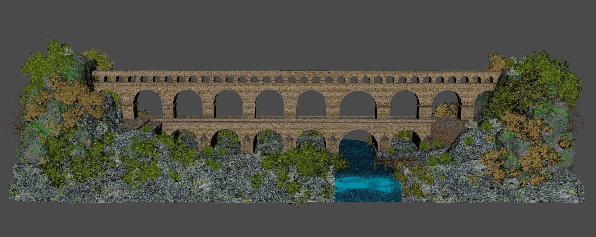 Pont du Gard 3D https://p.turbosquid.com/ts-thumb/Aa/hSMtRn/aJ/pont10/jpg/1757705006/1920x1080/fit_q87/34349dee63c62aba809060e884d1a0fb808b0b4f/pont10.jpg