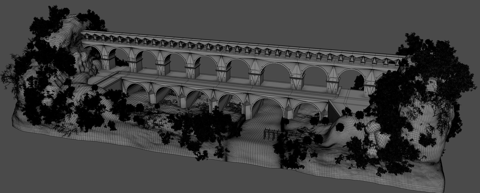 Pont du Gard 3D https://p.turbosquid.com/ts-thumb/Aa/hSMtRn/b3/pont7/jpg/1757705005/1920x1080/fit_q87/b4bdea403150d7b56e8a3817fd81a9f321102977/pont7.jpg