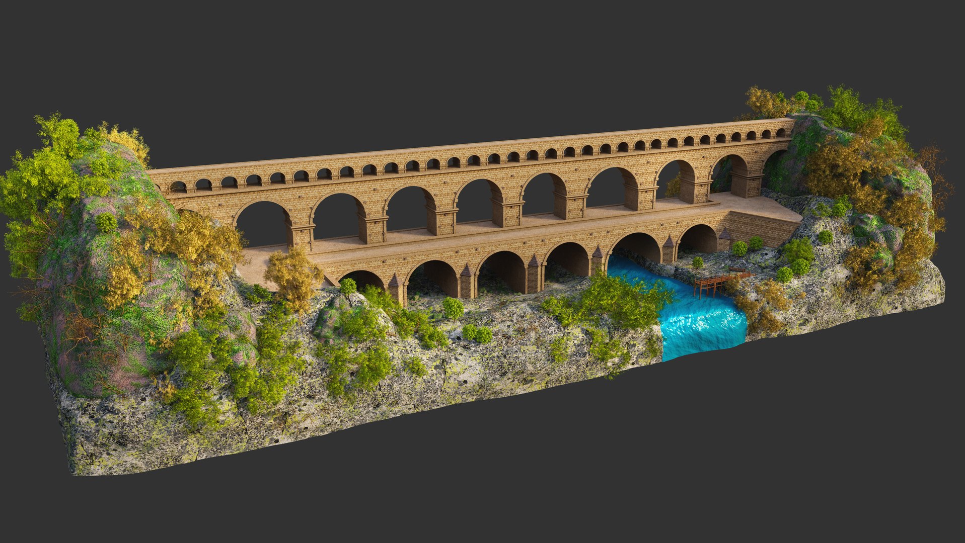 Pont du Gard 3D https://p.turbosquid.com/ts-thumb/Aa/hSMtRn/j8/pont2/jpg/1757704633/1920x1080/fit_q87/5c069e980b60343bc6c2452362ce2a04997a2003/pont2.jpg