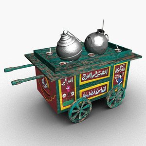 Broad beans cart