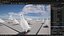 Paloma blanca animada realista Low-poly Low-poly modelo 3D