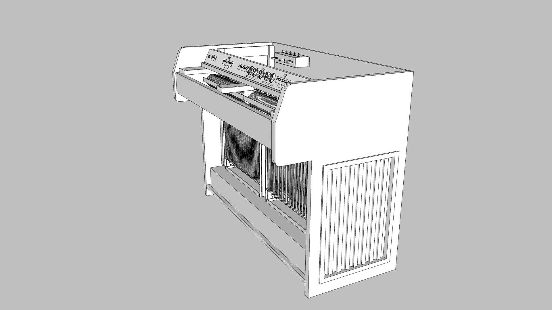 3D model mellotron keyboard tape https://p.turbosquid.com/ts-thumb/Ab/0Dj8Wx/FPNAuQUg/wire32/jpg/1591125708/1920x1080/fit_q87/b2afe5cef5175ddb4c07a5415b0997c50e73e660/wire32.jpg