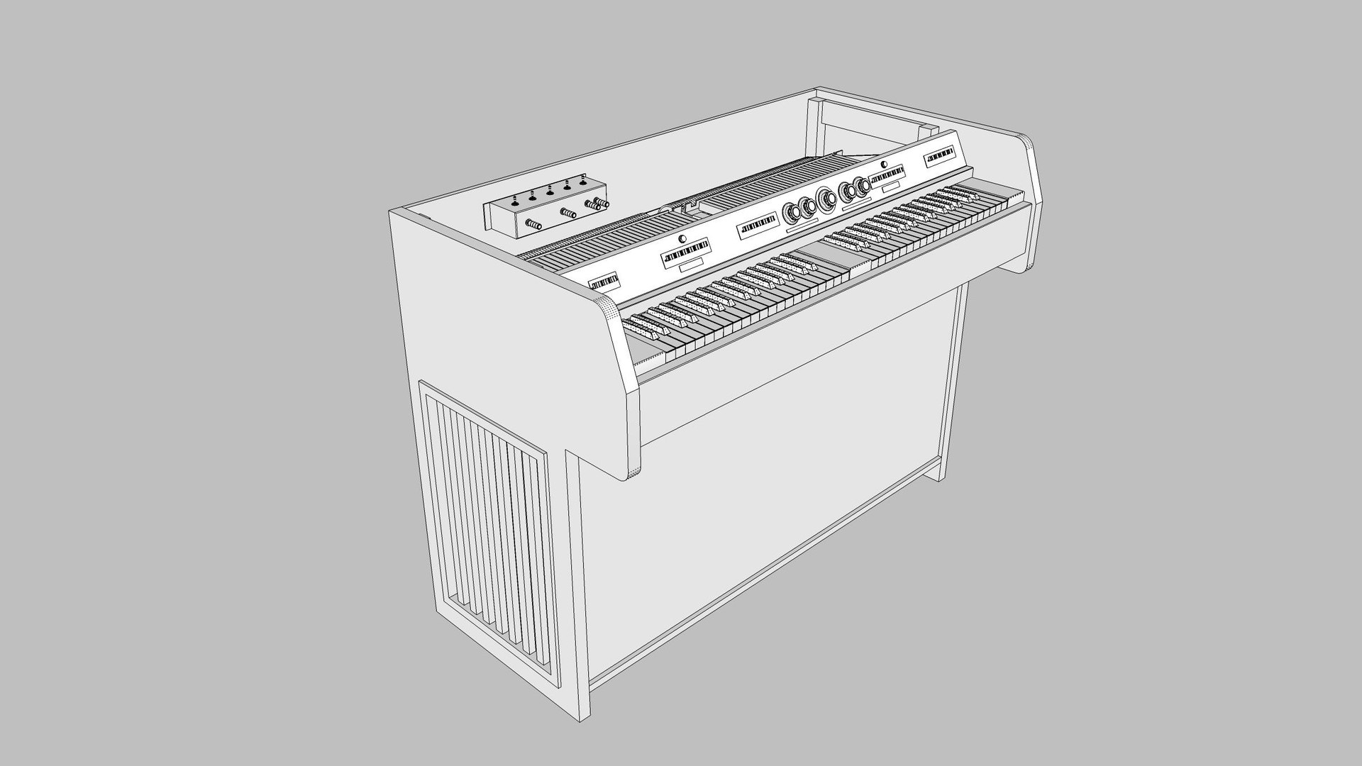3D model mellotron keyboard tape https://p.turbosquid.com/ts-thumb/Ab/0Dj8Wx/NzBYgu3s/wire1/jpg/1591125316/1920x1080/fit_q87/3ebadd083cfa89fd25e120de7c7d5049888487b7/wire1.jpg