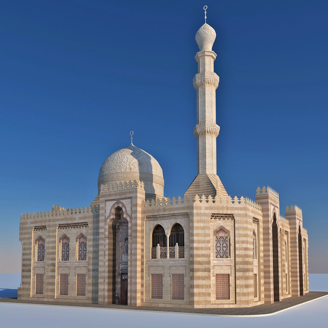 Designs Arabic Islamic Building 3D Model - TurboSquid 1566752
