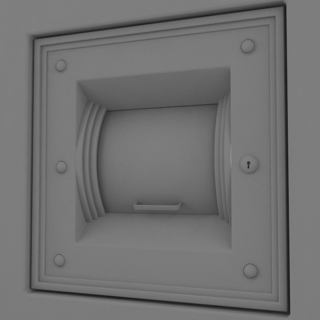 3d Model Of Deposit Safe