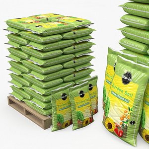 Garden Soil in Bags on Pallet