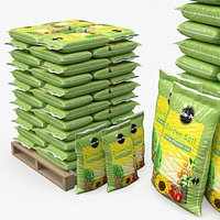 Garden Soil in Bags on Pallet