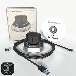 3Dconnexion Space navigator full pack low poly