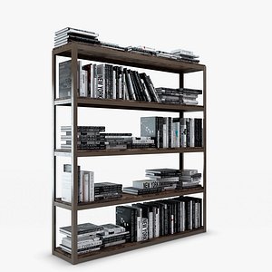 Axel Double Bookcase - Natural