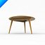 Mesa baixa de Hans Wegner Ch008