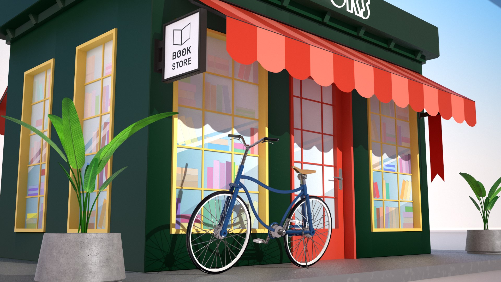 Bookstore 3D Model - TurboSquid 2038257