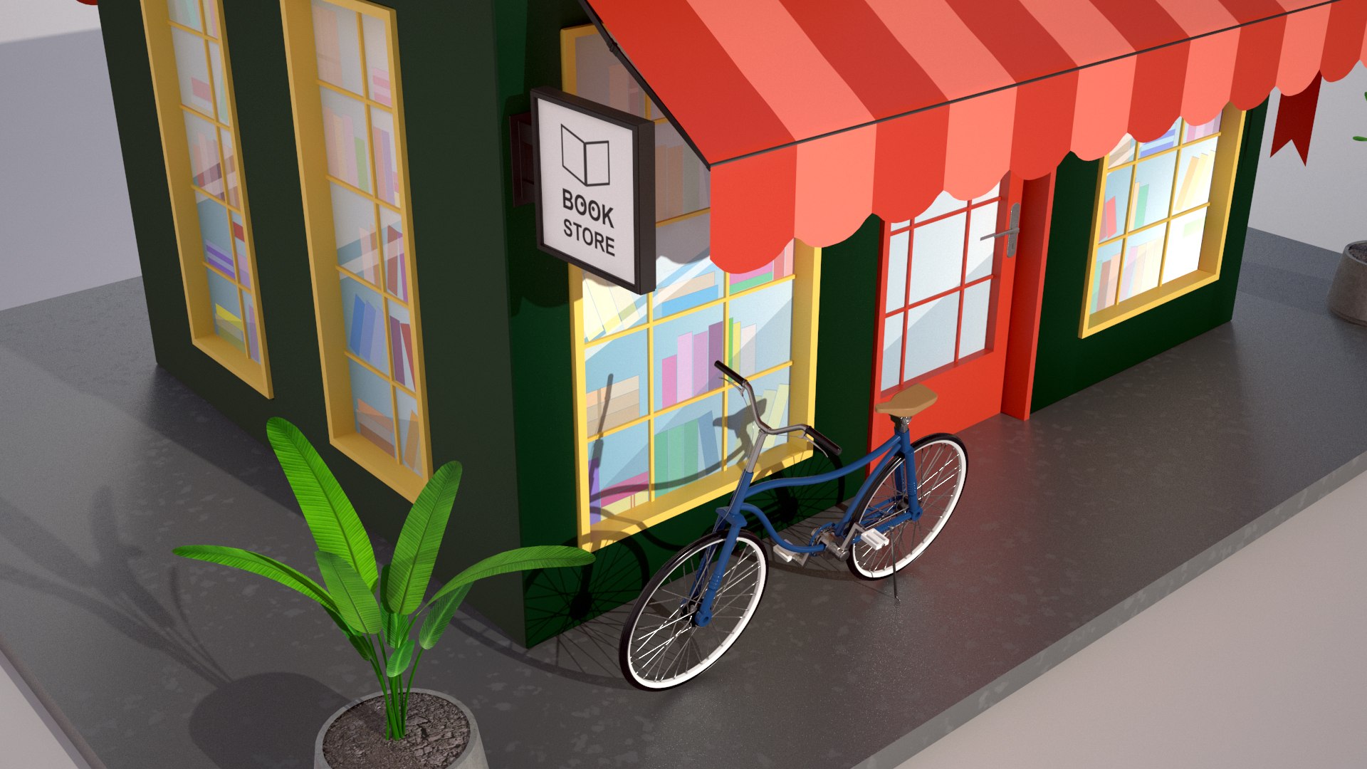 Bookstore 3D Model - TurboSquid 2038257