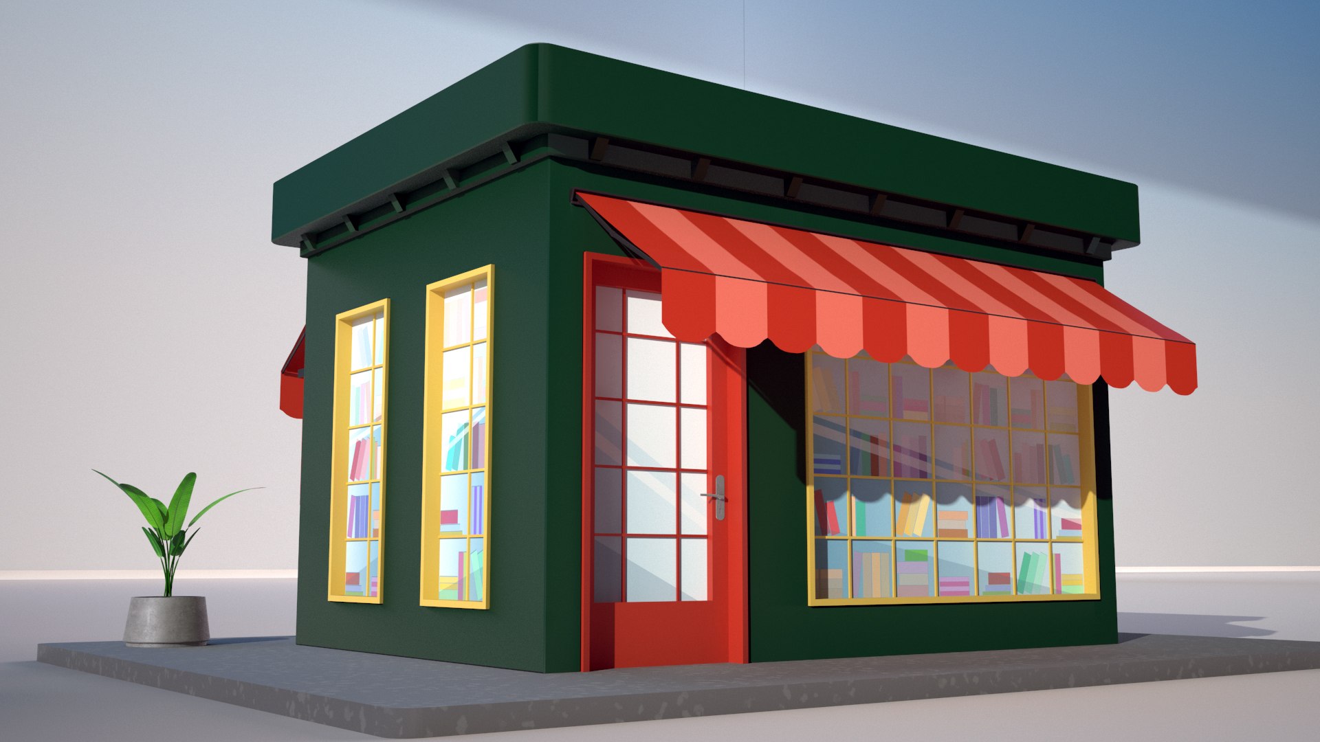 Bookstore 3D Model - TurboSquid 2038257