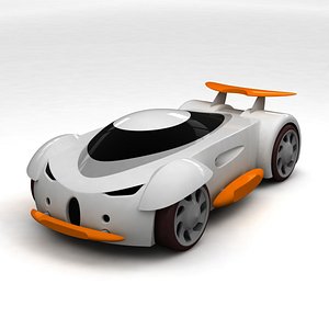 mini racer 3d model