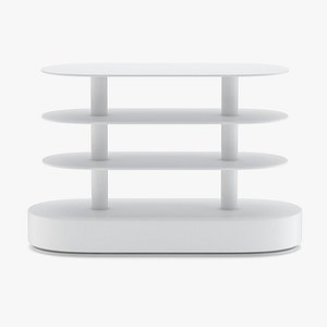 shelves rack supermarket model
