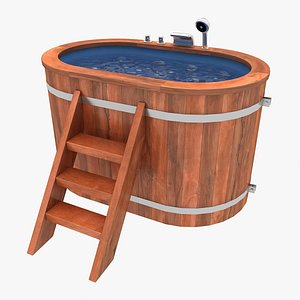 baptistery wood 3d model