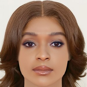 Dominique Thorne Head - No Hair - Low poly head for game