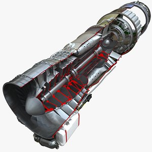 Jet Engine Cutaway