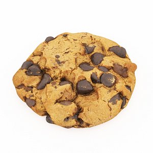 3D model choco cookie