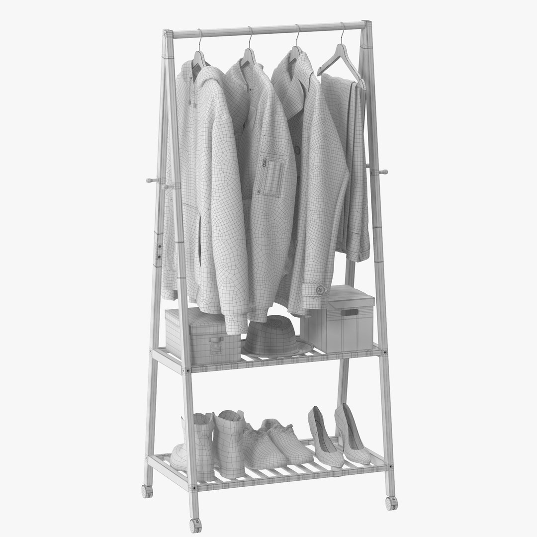 3D Rolling Garment Rack Coat Stand https://p.turbosquid.com/ts-thumb/Ab/RdQp6I/1j/14/jpg/1621537241/1920x1080/fit_q87/64c70824591af6f0b25446efe87554dc00bb48e8/14.jpg