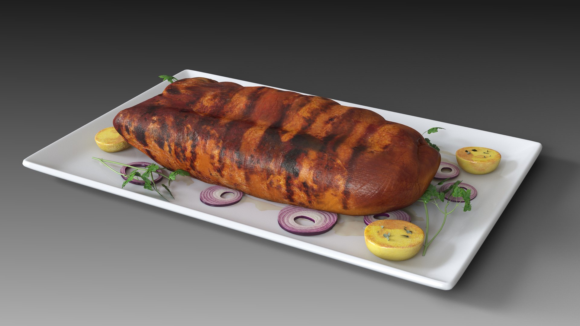 Cooked Ribs 3D Model - TurboSquid 1881936