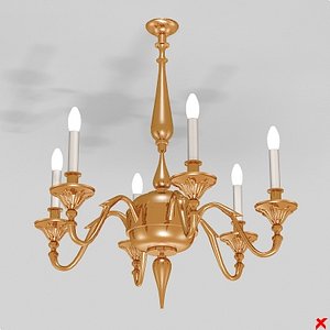 3d chandelier light