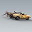 free dragster car 3d model