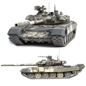 3D T 90 Battle Tank