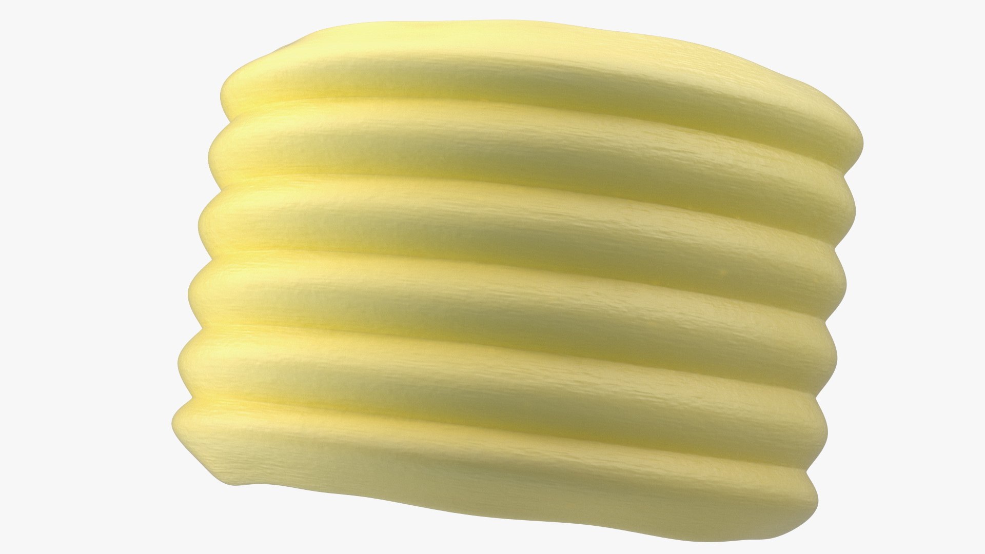 3D Slice of Butter with Curl model - TurboSquid 1994573