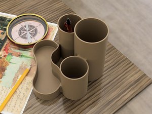 3D model Pen holder04